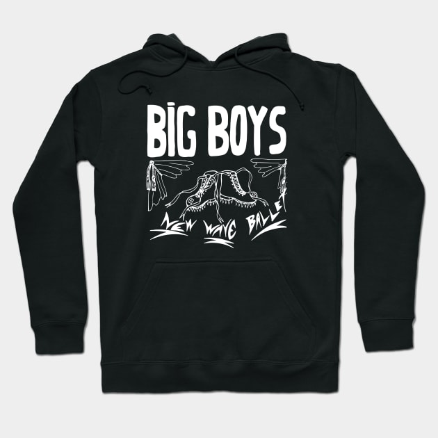 Big Boys New Wave Balle White Hoodie by paigenorth